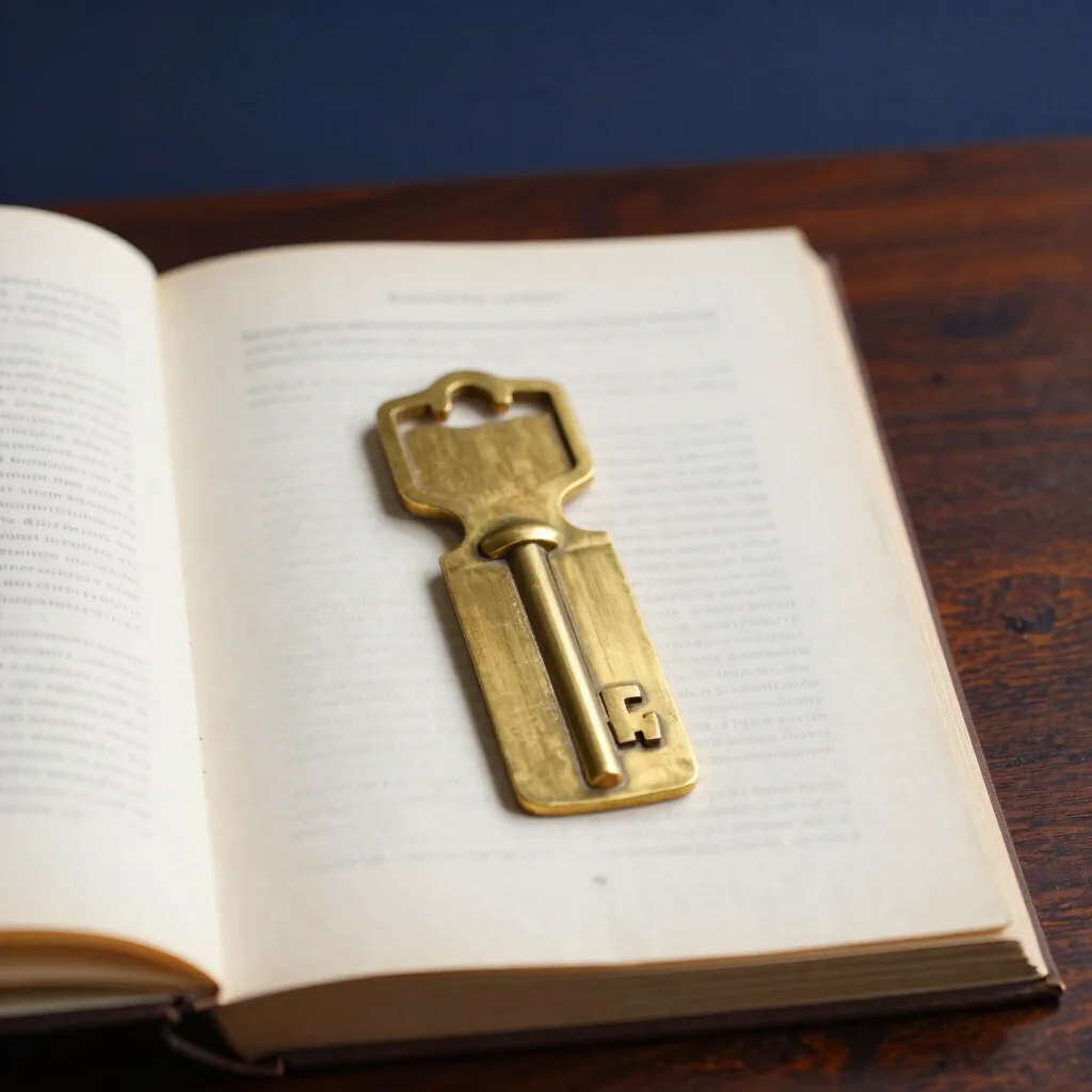 Solid Brass Nautical Bookmark